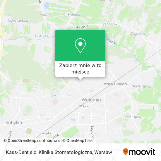 Mapa Kass-Dent s.c. Klinika Stomatologiczna