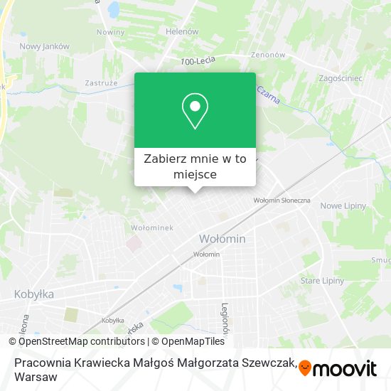 Mapa Pracownia Krawiecka Małgoś Małgorzata Szewczak