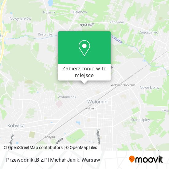 Mapa Przewodniki.Biz.Pl Michał Janik