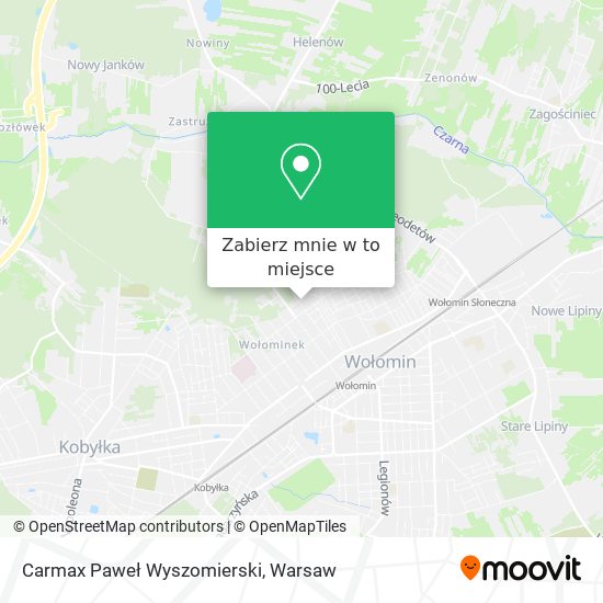 Mapa Carmax Paweł Wyszomierski