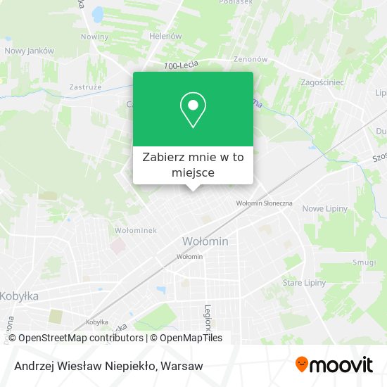 Mapa Andrzej Wiesław Niepiekło