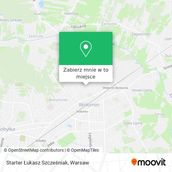 Mapa Starter Łukasz Szcześniak