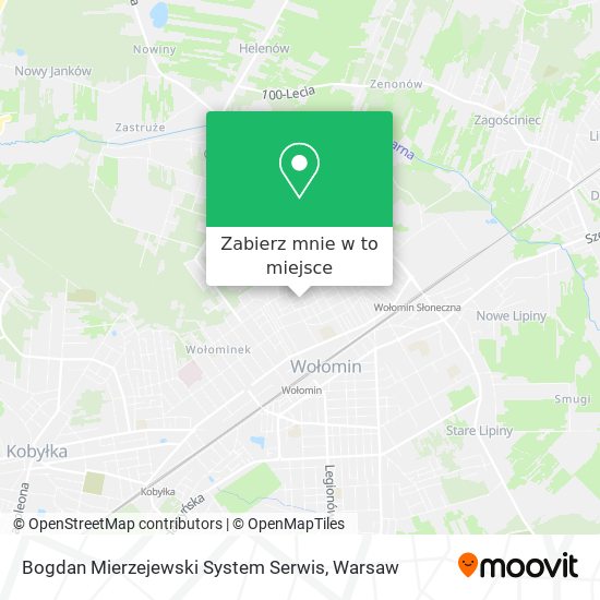 Mapa Bogdan Mierzejewski System Serwis