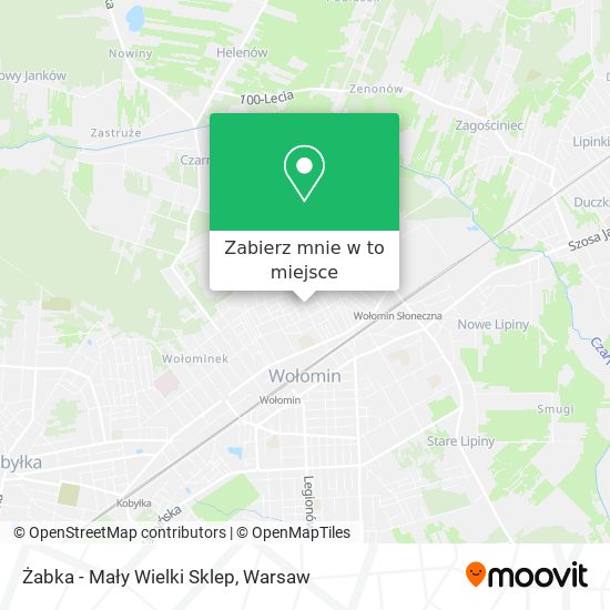 Mapa Żabka - Mały Wielki Sklep