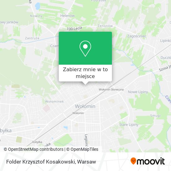 Mapa Folder Krzysztof Kosakowski