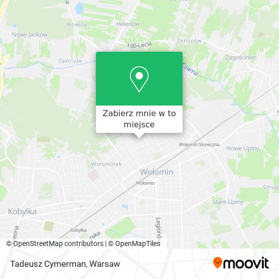 Mapa Tadeusz Cymerman