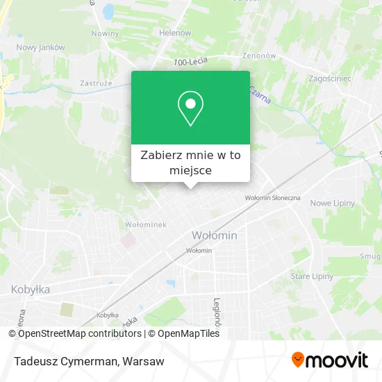 Mapa Tadeusz Cymerman