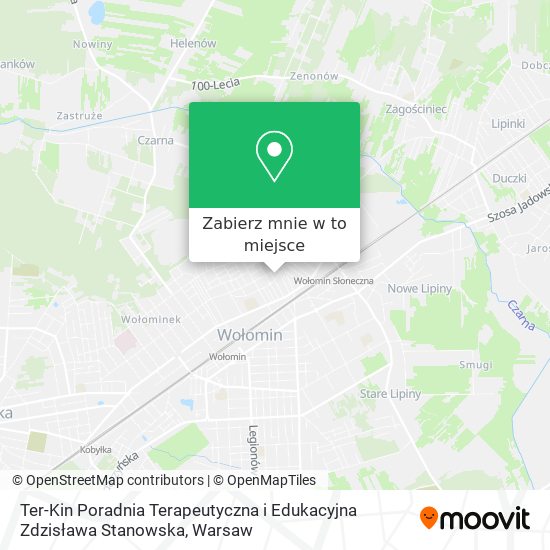 Mapa Ter-Kin Poradnia Terapeutyczna i Edukacyjna Zdzisława Stanowska