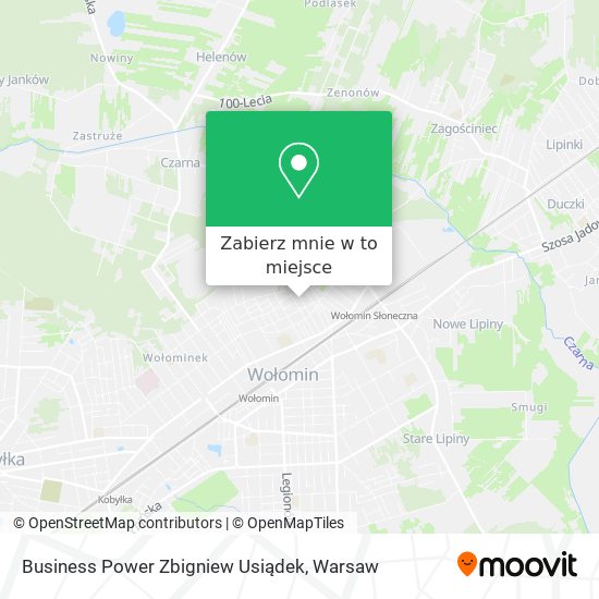 Mapa Business Power Zbigniew Usiądek