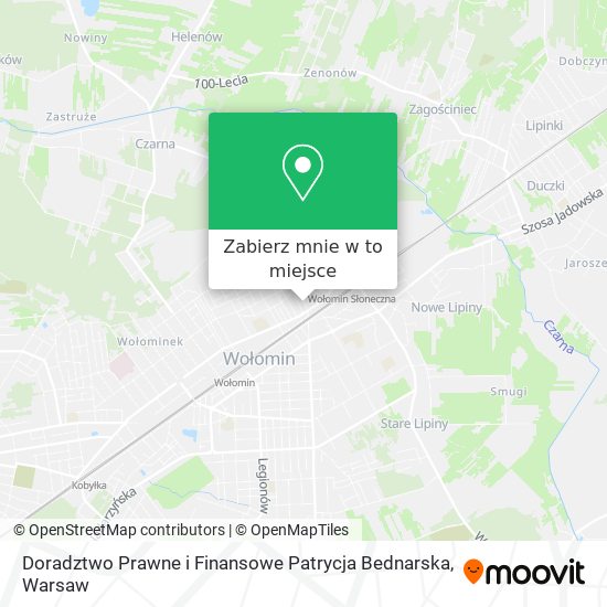 Mapa Doradztwo Prawne i Finansowe Patrycja Bednarska