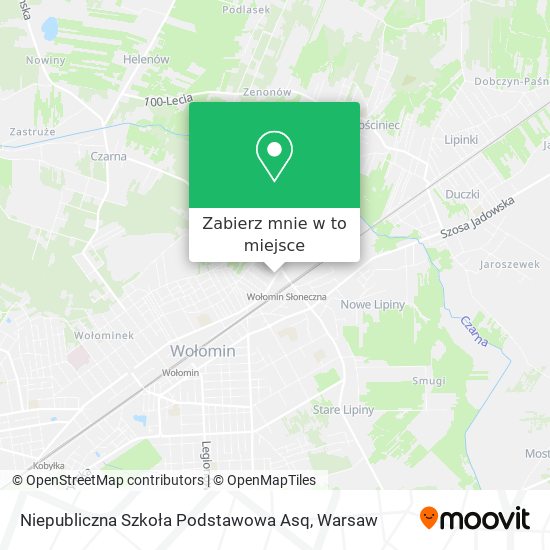 Mapa Niepubliczna Szkoła Podstawowa Asq