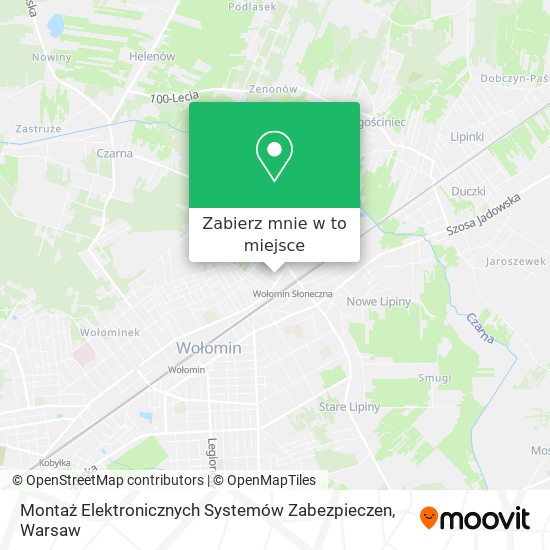 Mapa Montaż Elektronicznych Systemów Zabezpieczen