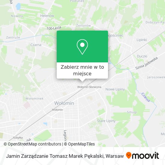 Mapa Jamin Zarządzanie Tomasz Marek Pękalski