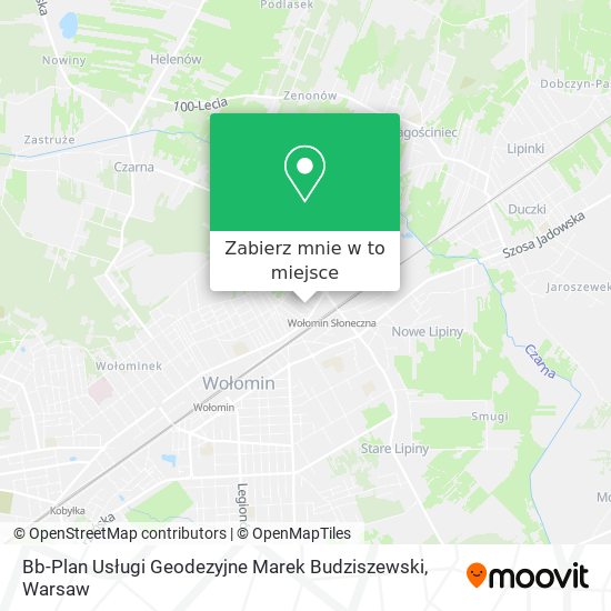 Mapa Bb-Plan Usługi Geodezyjne Marek Budziszewski