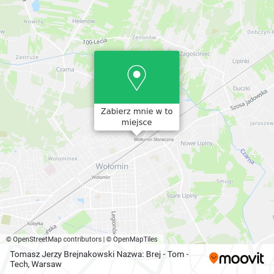 Mapa Tomasz Jerzy Brejnakowski Nazwa: Brej - Tom - Tech