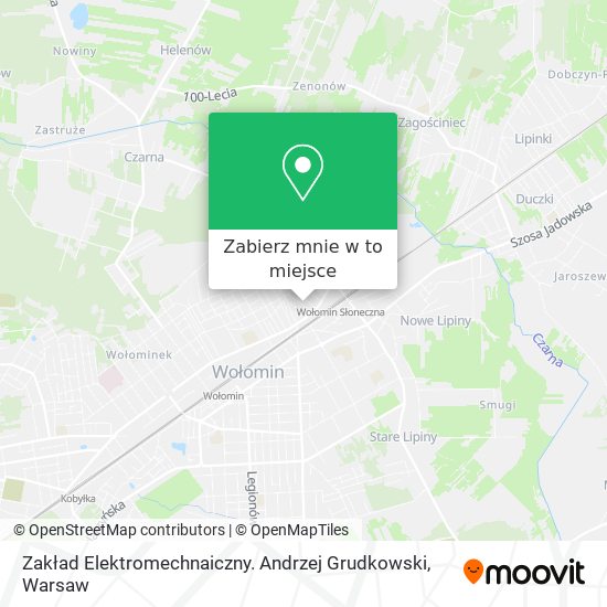 Mapa Zakład Elektromechnaiczny. Andrzej Grudkowski