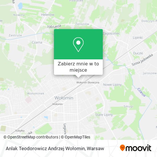 Mapa Anlak Teodorowicz Andrzej Wołomin