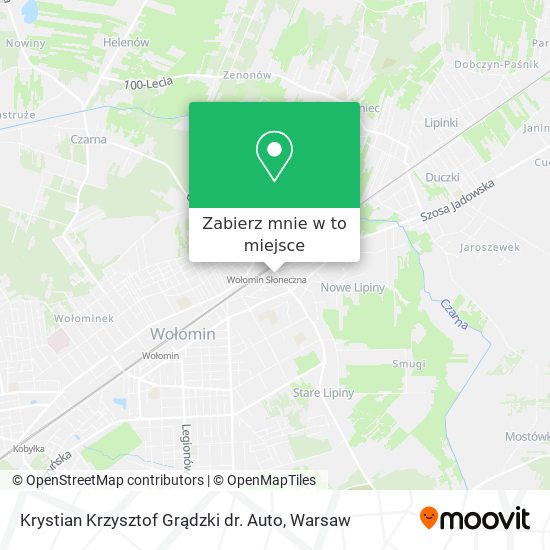 Mapa Krystian Krzysztof Grądzki dr. Auto