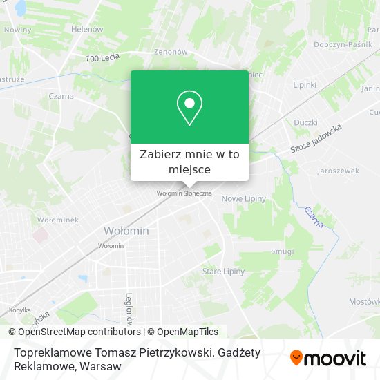 Mapa Topreklamowe Tomasz Pietrzykowski. Gadżety Reklamowe