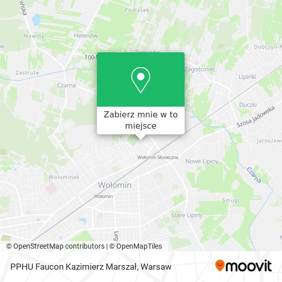 Mapa PPHU Faucon Kazimierz Marszał