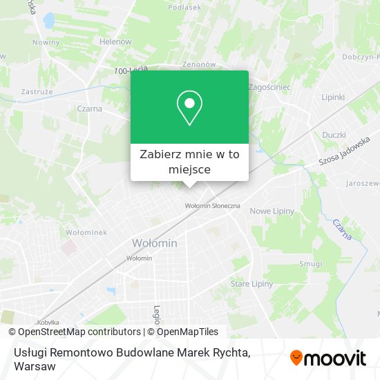 Mapa Usługi Remontowo Budowlane Marek Rychta