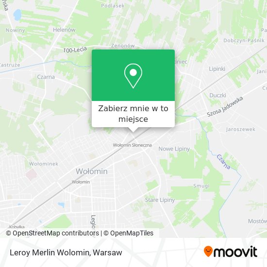 Mapa Leroy Merlin Wolomin