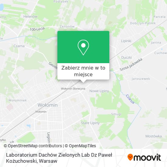 Mapa Laboratorium Dachów Zielonych Lab Dz Paweł Kożuchowski