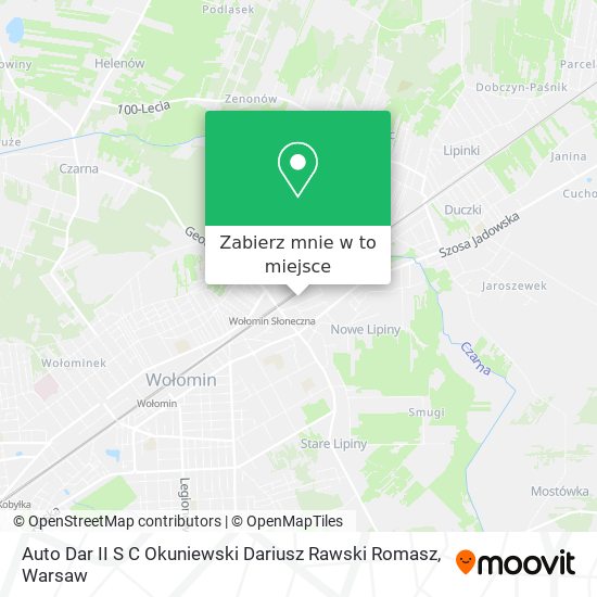 Mapa Auto Dar II S C Okuniewski Dariusz Rawski Romasz