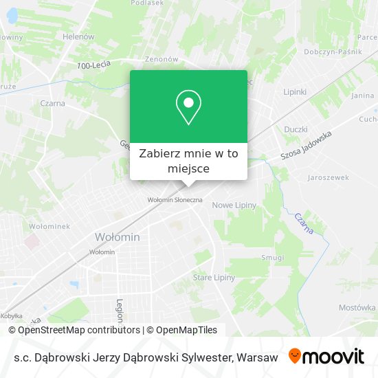 Mapa s.c. Dąbrowski Jerzy Dąbrowski Sylwester