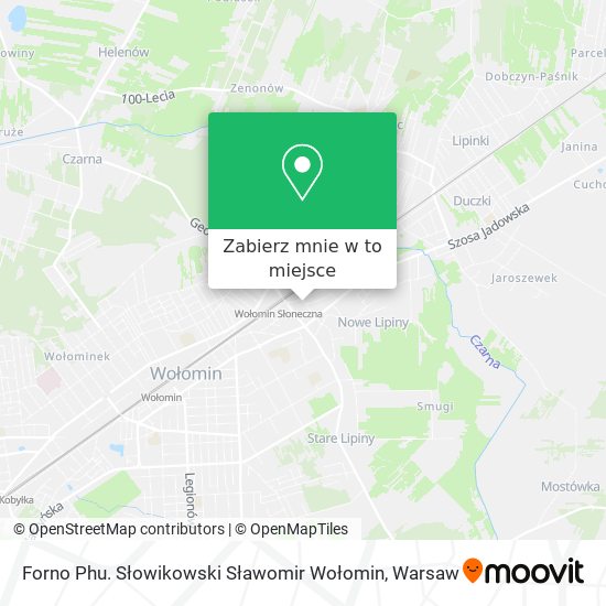 Mapa Forno Phu. Słowikowski Sławomir Wołomin