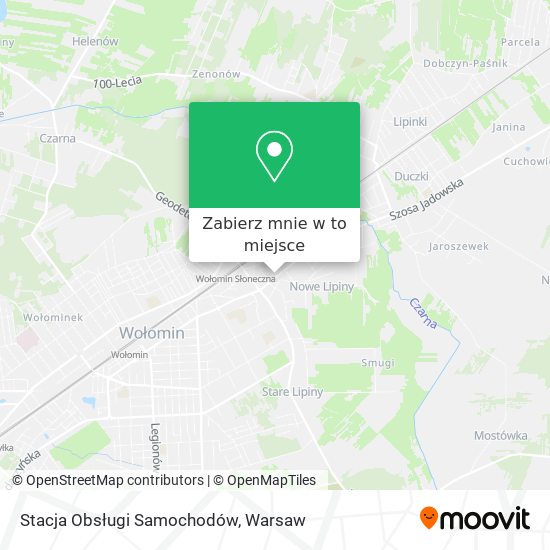 Mapa Stacja Obsługi Samochodów