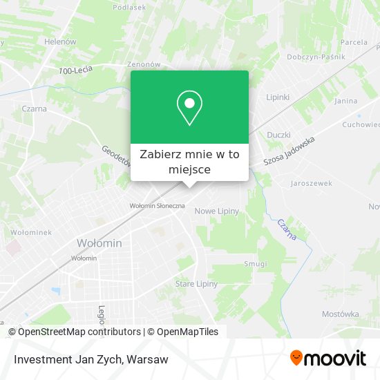 Mapa Investment Jan Zych