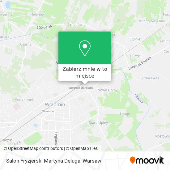 Mapa Salon Fryzjerski Martyna Deluga