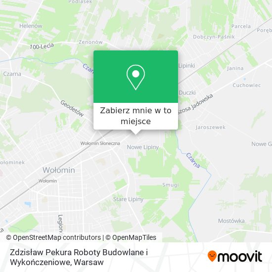 Mapa Zdzisław Pekura Roboty Budowlane i Wykończeniowe