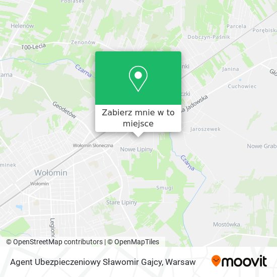 Mapa Agent Ubezpieczeniowy Sławomir Gajcy