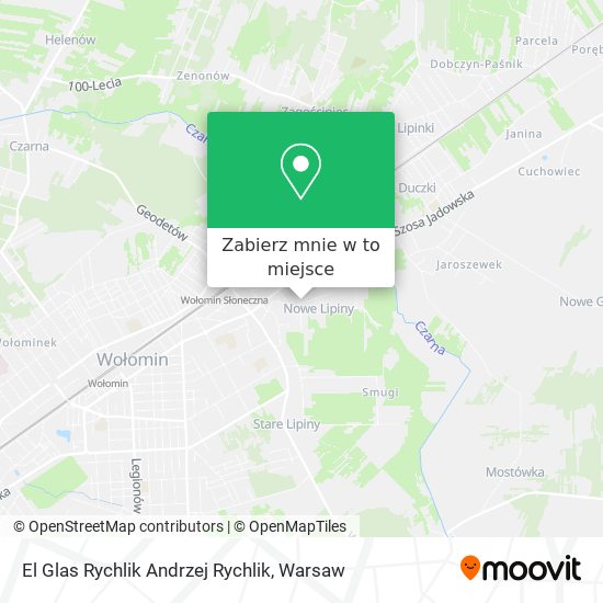 Mapa El Glas Rychlik Andrzej Rychlik