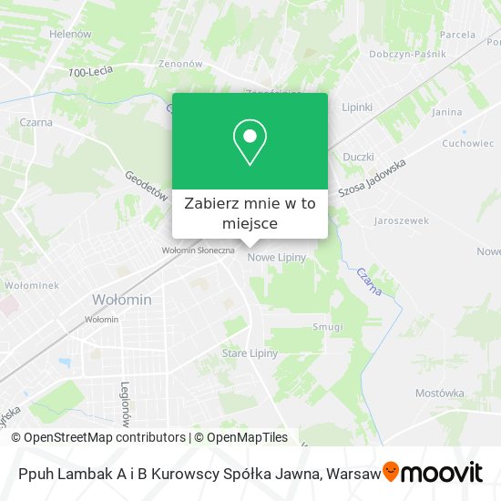 Mapa Ppuh Lambak A i B Kurowscy Spółka Jawna