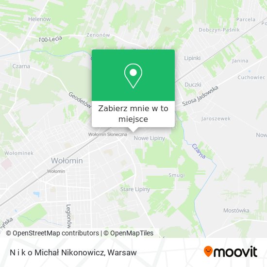 Mapa N i k o Michał Nikonowicz