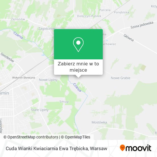 Mapa Cuda Wianki Kwiaciarnia Ewa Trębicka