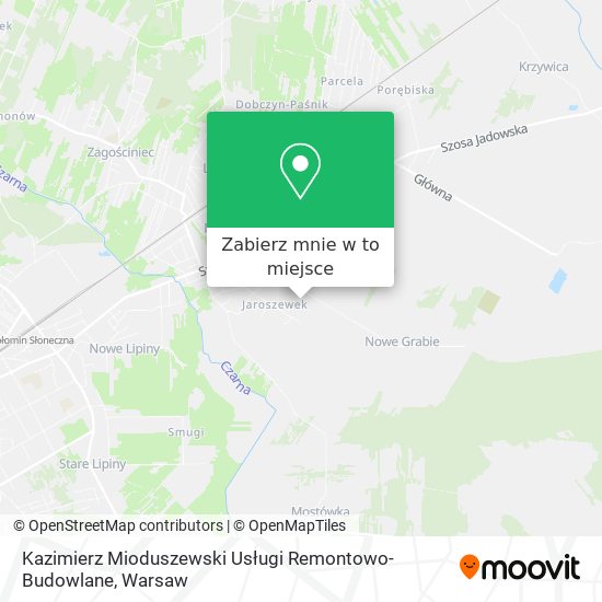 Mapa Kazimierz Mioduszewski Usługi Remontowo-Budowlane