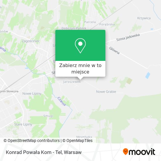 Mapa Konrad Powała Kom - Tel