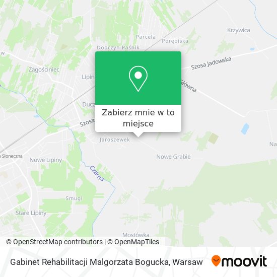 Mapa Gabinet Rehabilitacji Malgorzata Bogucka