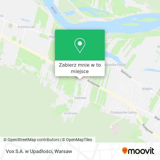 Mapa Vox S.A. w Upadłości