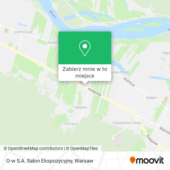 Mapa O-w S.A. Salon Ekspozycyjny