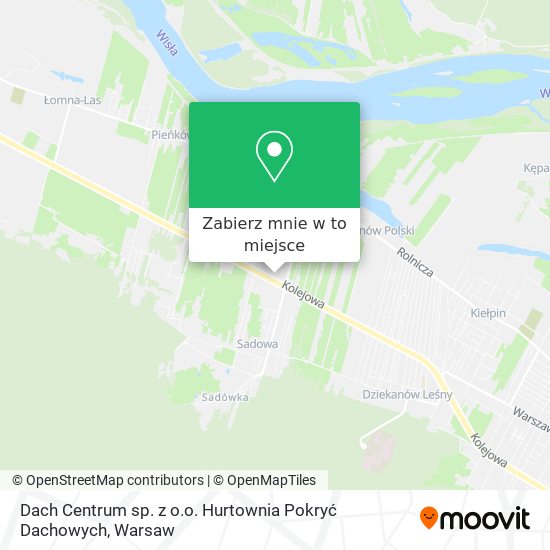 Mapa Dach Centrum sp. z o.o. Hurtownia Pokryć Dachowych