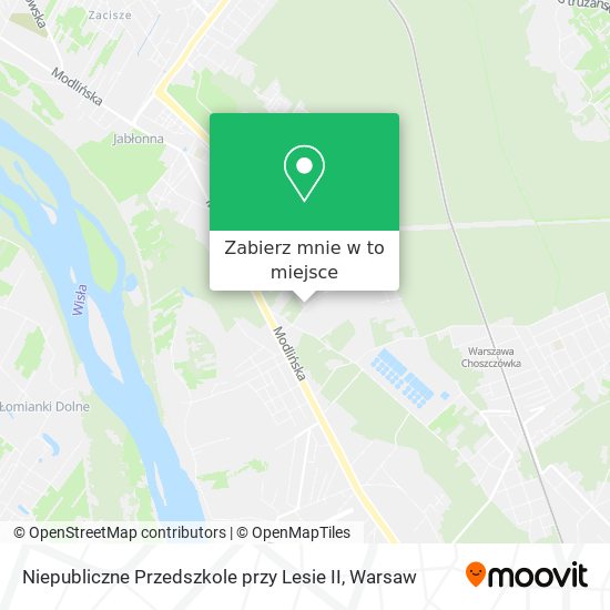 Mapa Niepubliczne Przedszkole przy Lesie II