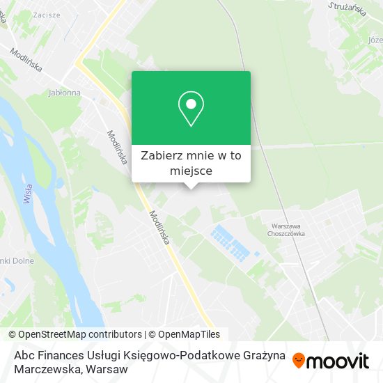 Mapa Abc Finances Usługi Księgowo-Podatkowe Grażyna Marczewska