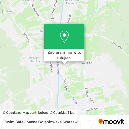 Mapa Swim Safe Joanna Gołębiowska