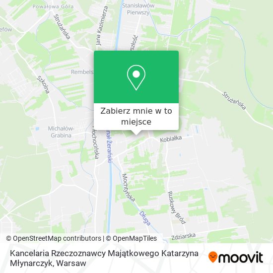 Mapa Kancelaria Rzeczoznawcy Majątkowego Katarzyna Młynarczyk