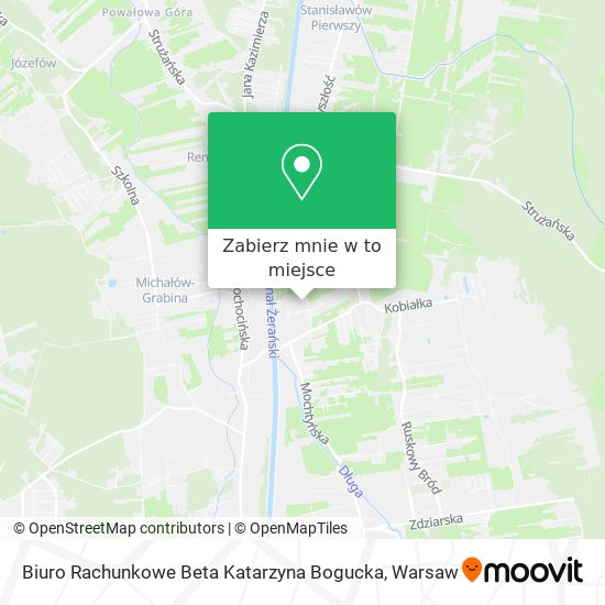 Mapa Biuro Rachunkowe Beta Katarzyna Bogucka